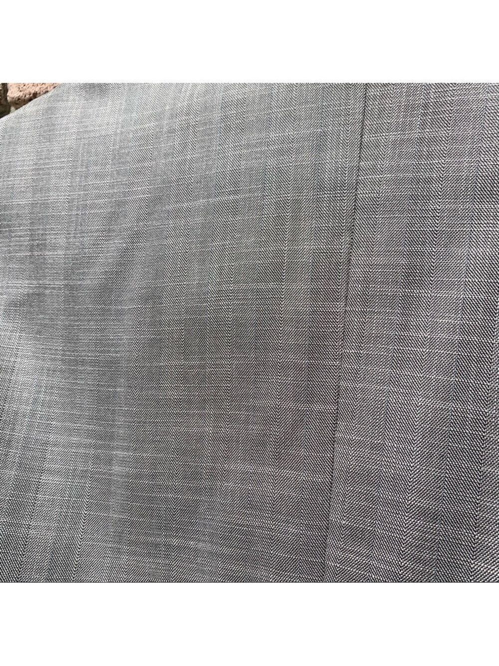 ANTONIO MELANI gray plaid blazer jacket lightweight spring summer neutral fall - Picture 11 of 11